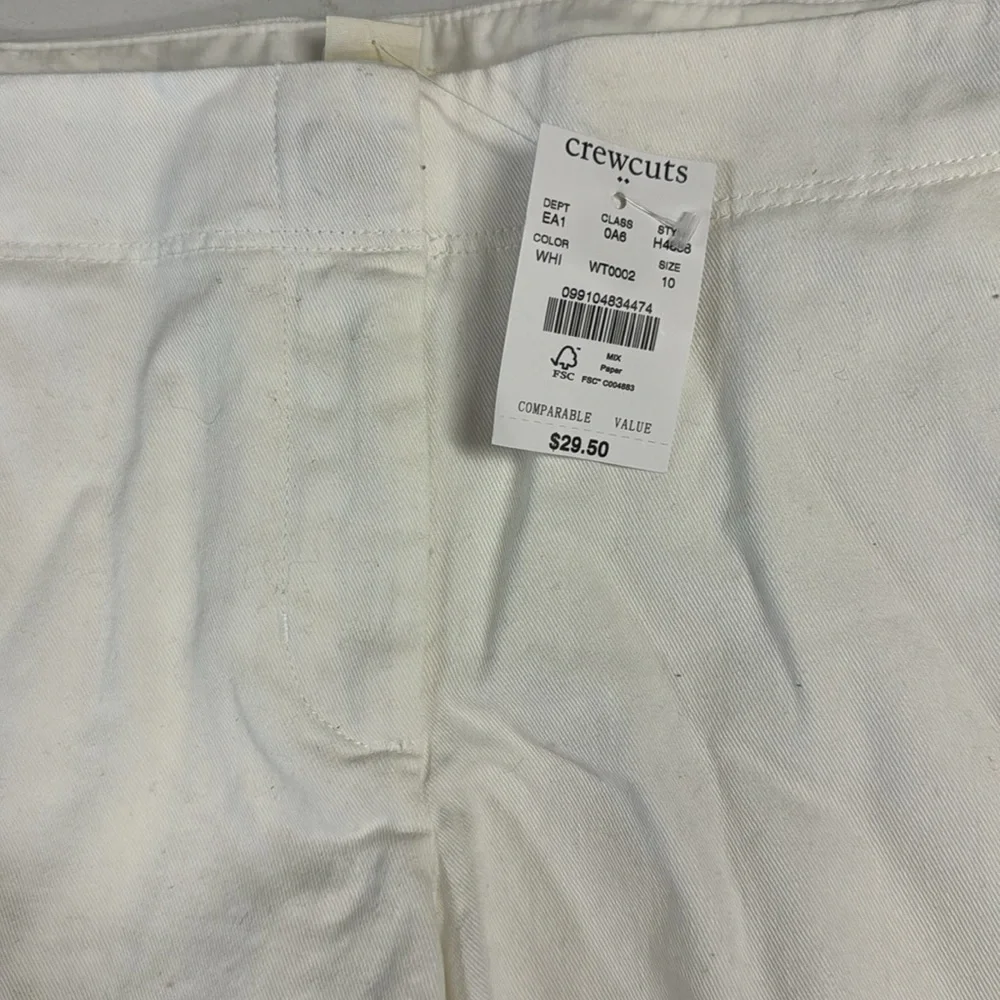 Crewcuts White Kids Shorts